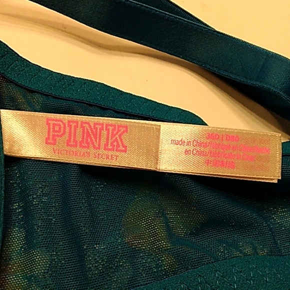 New Victoria's Secret PINK Gorgeous Lacey Date Super Push-Up Bra 36D - Picture 10 of 16